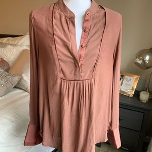 Free People button Blouse Top